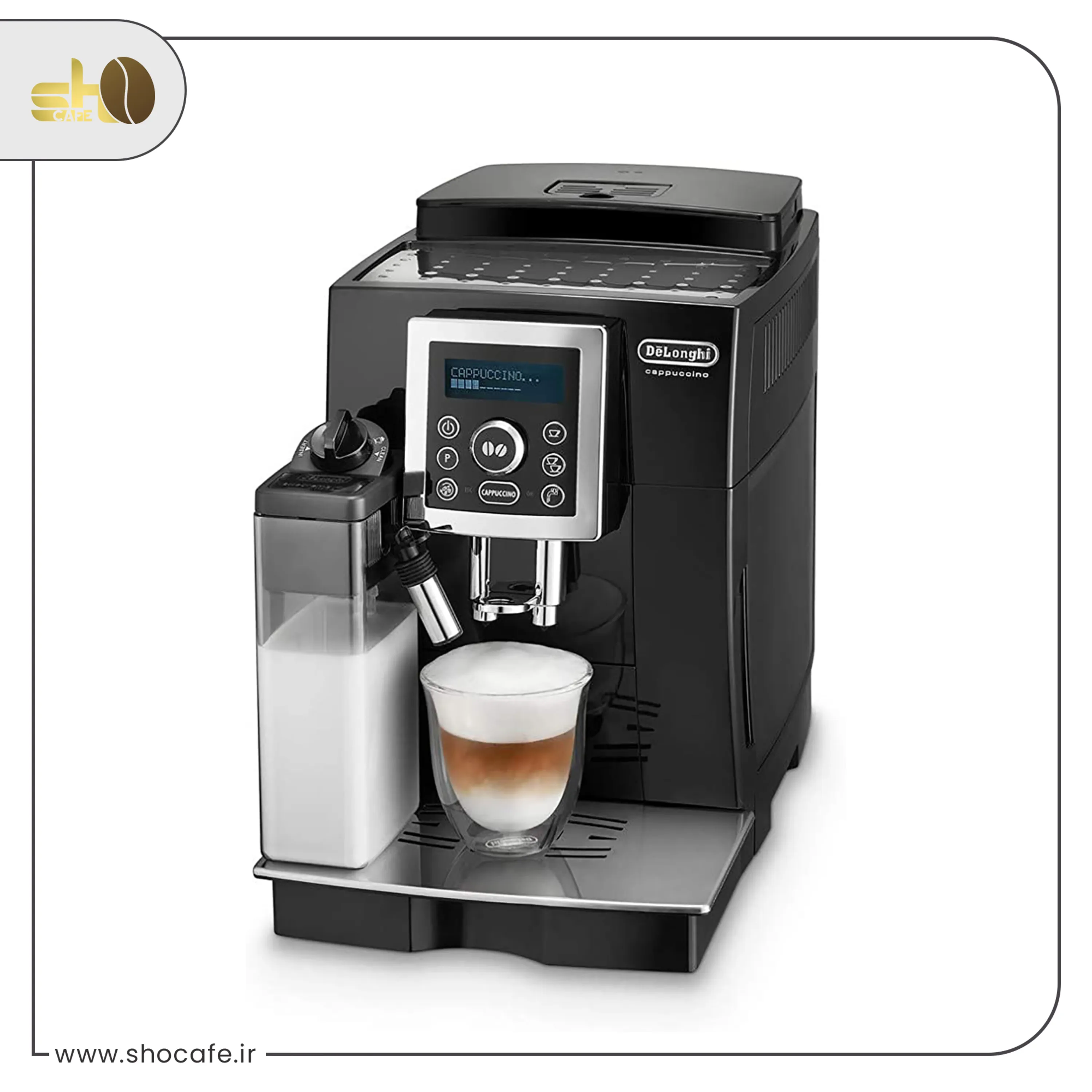 اسپرسوساز تمام اتوماتیک دلونگی مدل De'Longhi ECAM 23.466 اسپرسوساز تمام اتوماتیک دلونگی قابلیت استفاده از دان و پودر قهوه